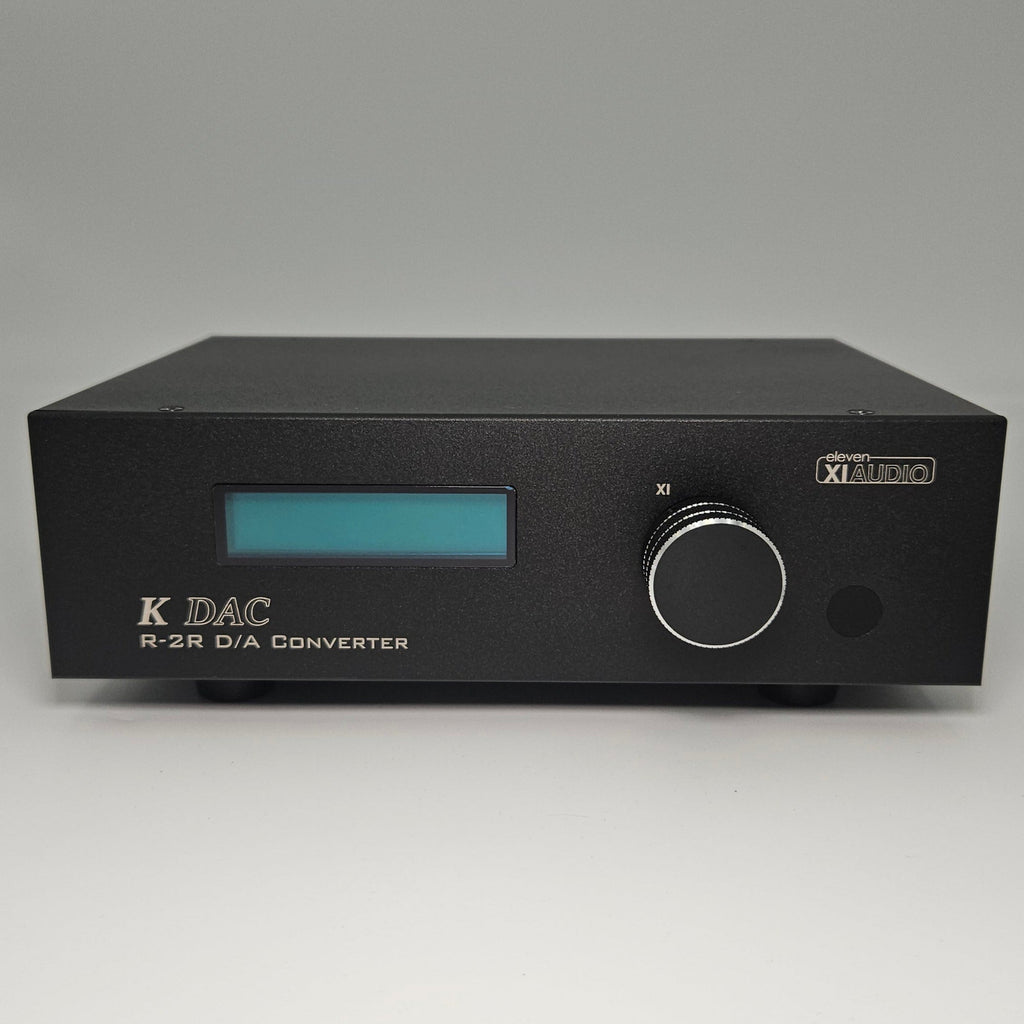 Black electronic device with a blue display on a gray background