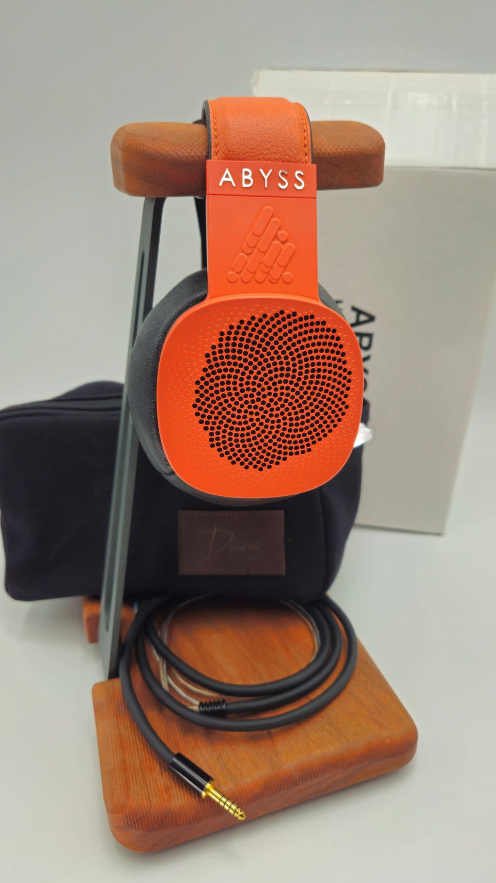 ABYSS Diana TC Headphone - Used - 1 year warranty - Orange Crush
