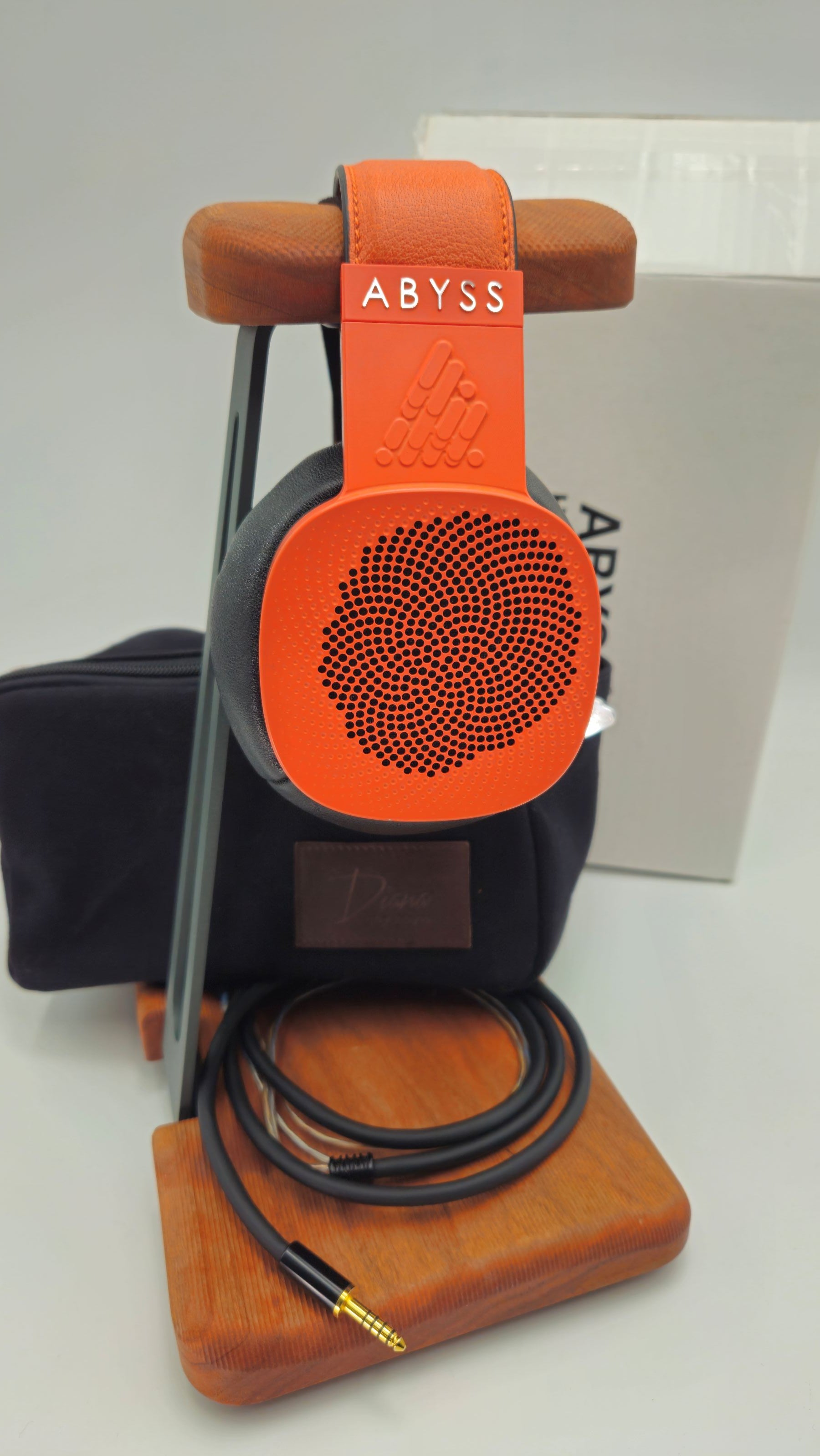 ABYSS Diana TC Headphone - Used - 1 year warranty - Orange Crush